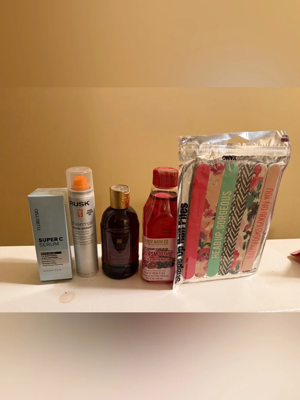Juicy Bath Co. Red Body Smoothie Bath & Body Wash + Assorted Beauty Essentials